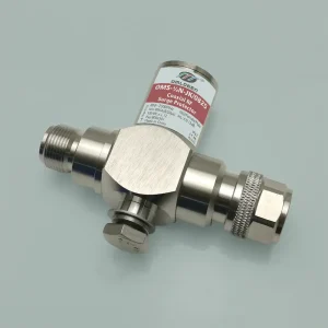 OMS-λ/4N/JK/0825-TA N@F/M Coaxial RF Surge Protector 1/4λ 800-2500Mhz 750W 40kA IP67